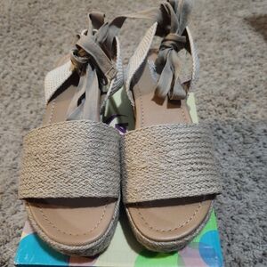 Brand New Soda Lace Up Sandals